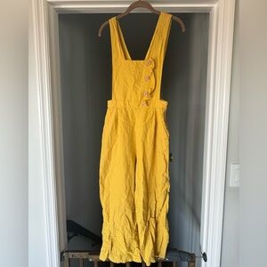 Zara Yellow Overalls